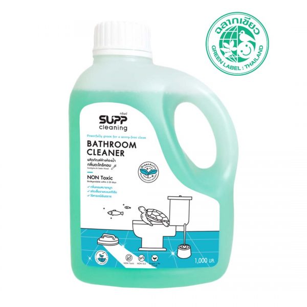 supp bathroom cleaner non toxic, non hydrochloric acid 1,000 ml.